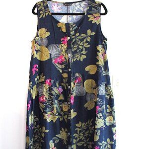 Unbranded Black Floral Maxi Dress